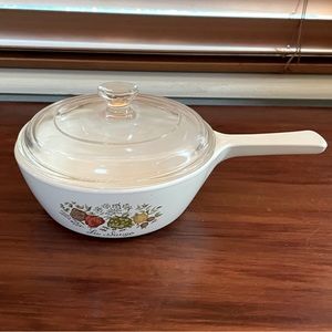 6-1/2” Corning "Spice O’Life” P-83-B Skillet with Original Lid